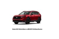 Honda CR-V Hybrid Sport w/BSI SUV Full Specification