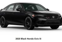 2023 Black Honda Civic Si A Sleek Blend of Style and Performance