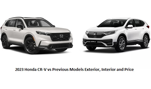 2023 Honda CR-V vs Previous Models Exterior, Interior and Price